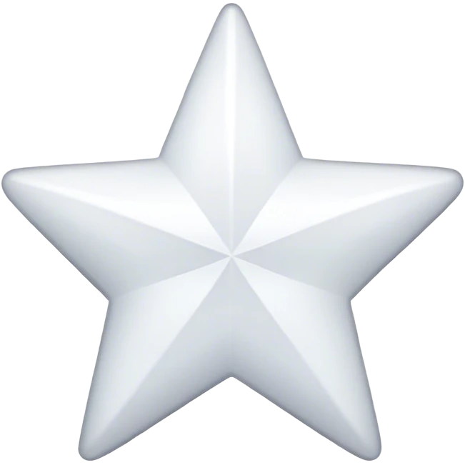 white star no face emoji