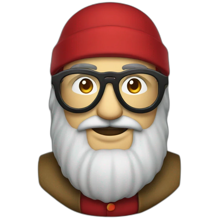 ottoman pasha wearing glasses and red fez emoji