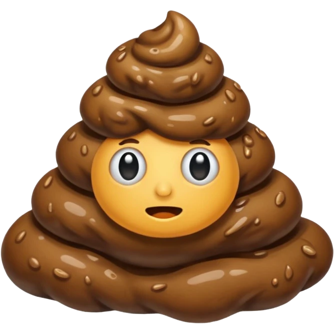 poop travelling emoji