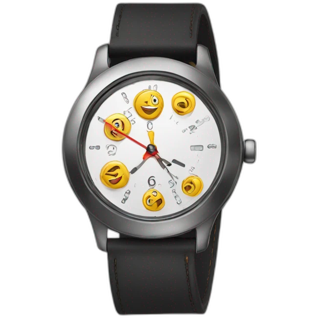 spinning watch gift emoji