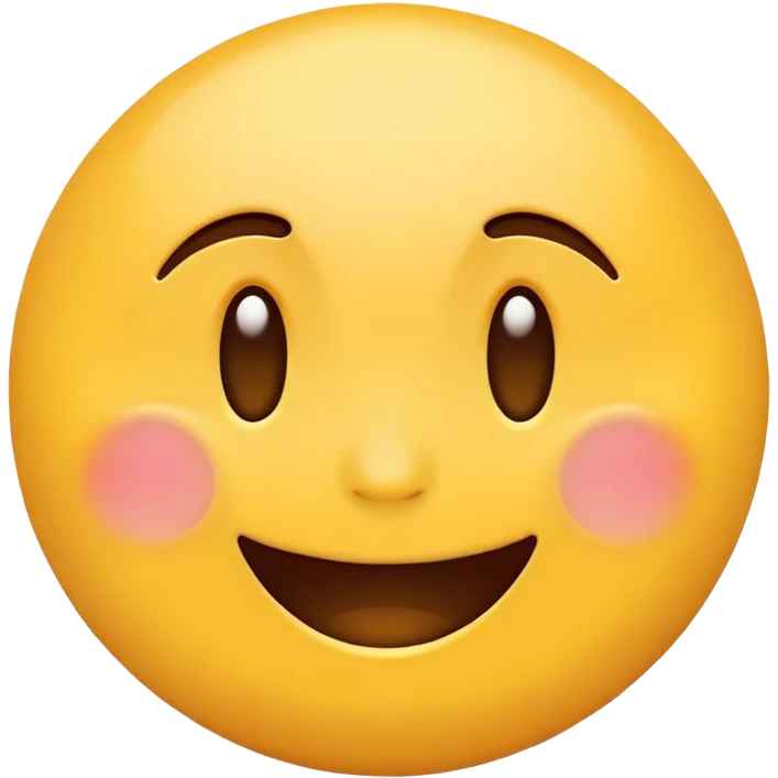 Funny Simple Round Yellow Face Emoji Expression  emoji