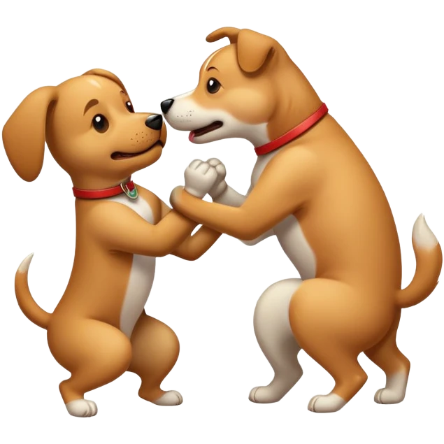 Dog punching someone  emoji