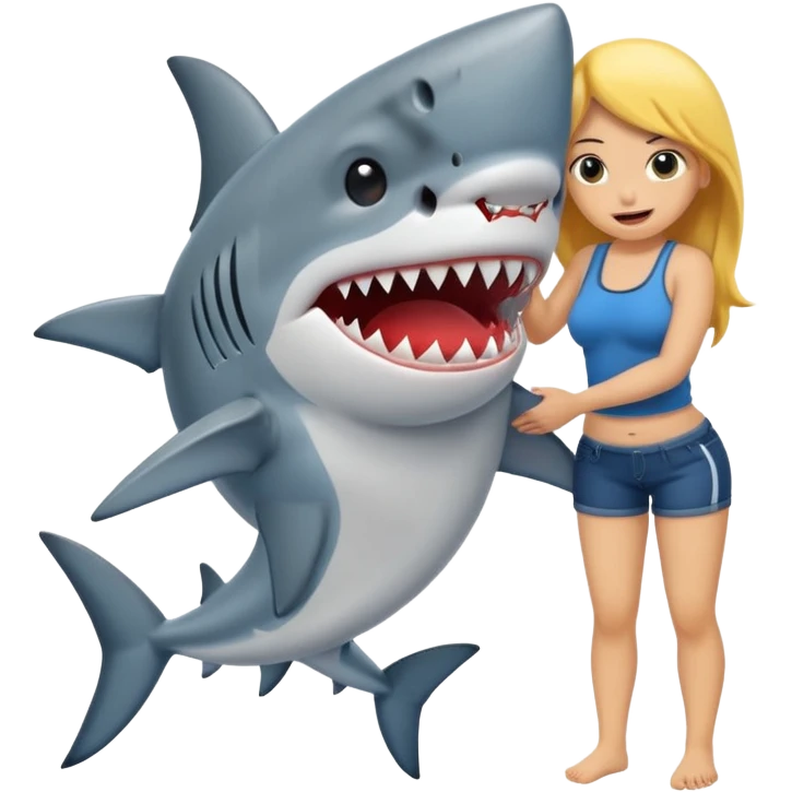 Shark have anal sex with girl emoji
