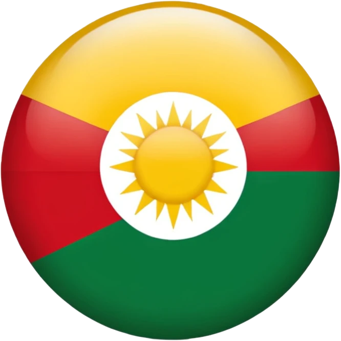 Kurdish flag emoji