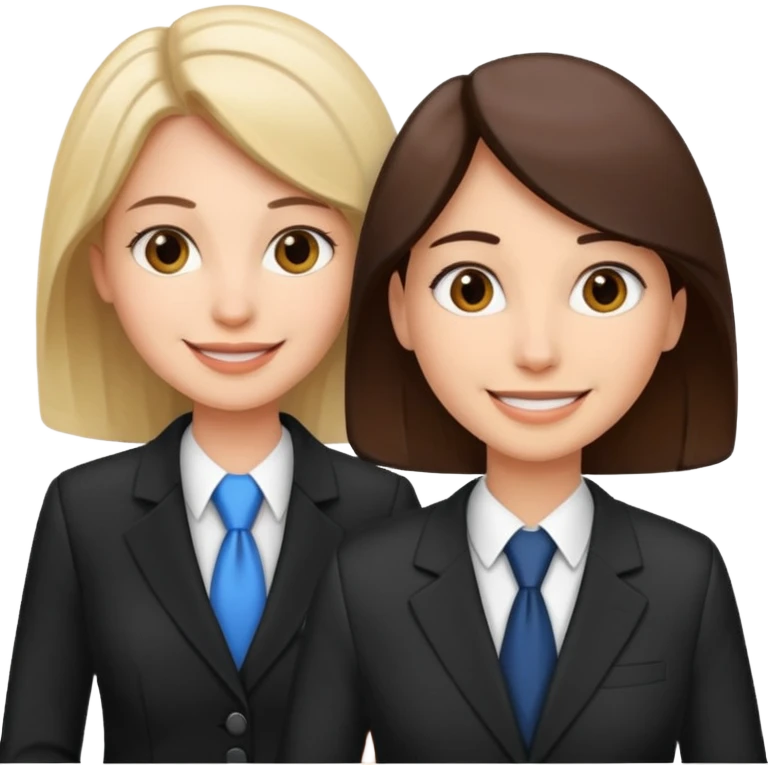 
female lawyer helping a man emoji