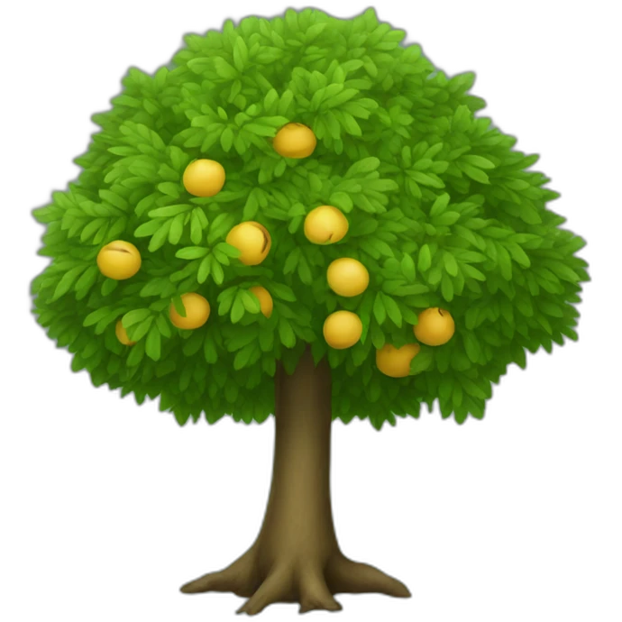 kaki tree emoji