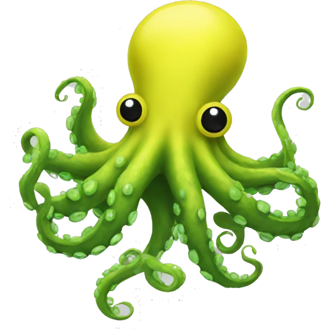 tentacules jaunes emoji
