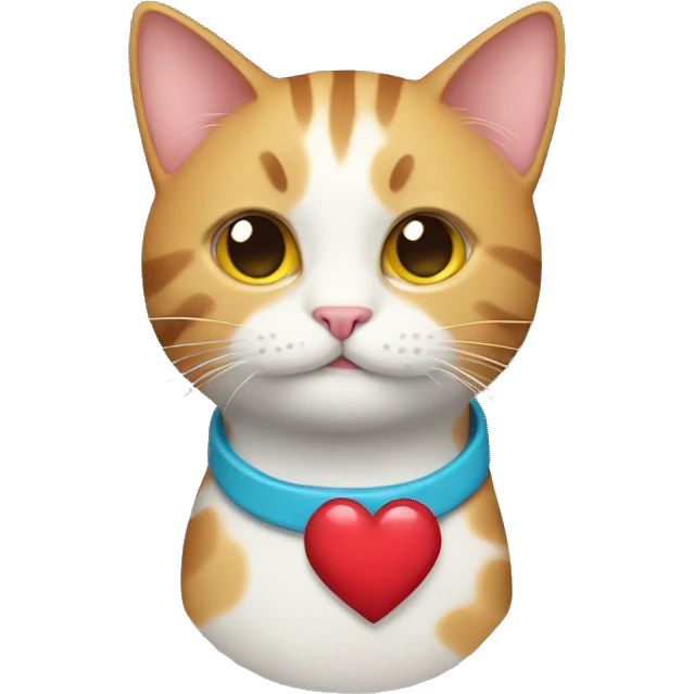 cat with heart emoji