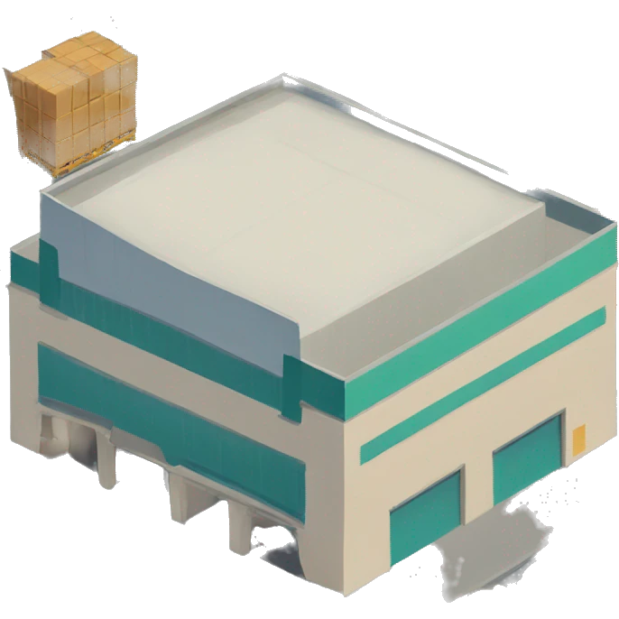 Crossed out warehouse emoji