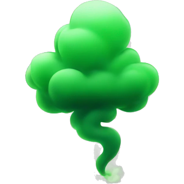 green smoke emoji