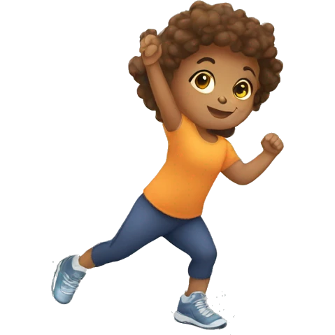 child warm up work out  emoji