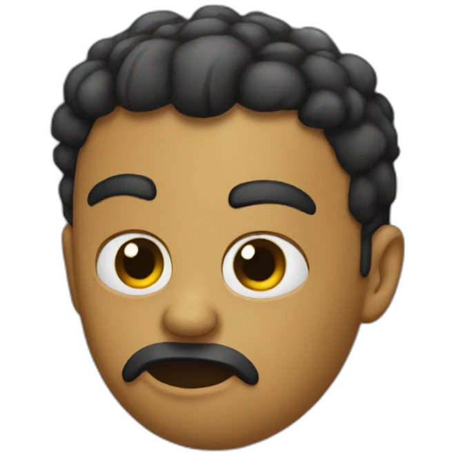 black thonking emoji