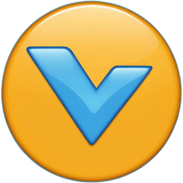 Create me an emoji that looks similar to the Facebook blue verification batch it's for my research emoji