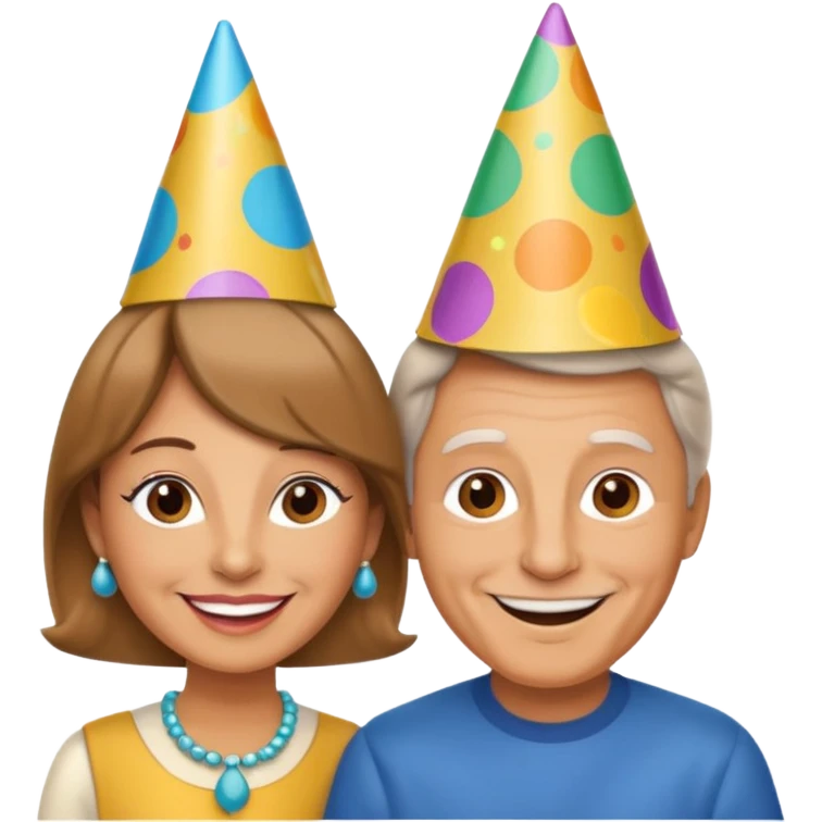 Maak een beeld voor een 50 jarig jubileum  voor "Roos en Patrick" emoji