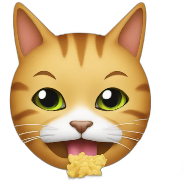 cat eating website emoji