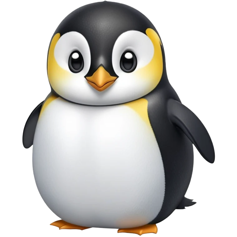cinematic-cute-emperor-penguin-portrait-emoji,-head-tilted-playfully-and-inquisitively,-with-glossy,-pristine-plumage-accented-by-a-bright-beak-and-round,-sparkling-eyes-filled-with-curiosity,-simplified-yet-irresistibly-adorable-features,  emoji