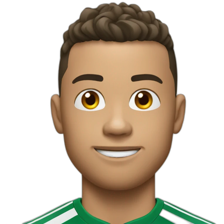Ronaldo qui fait caca emoji