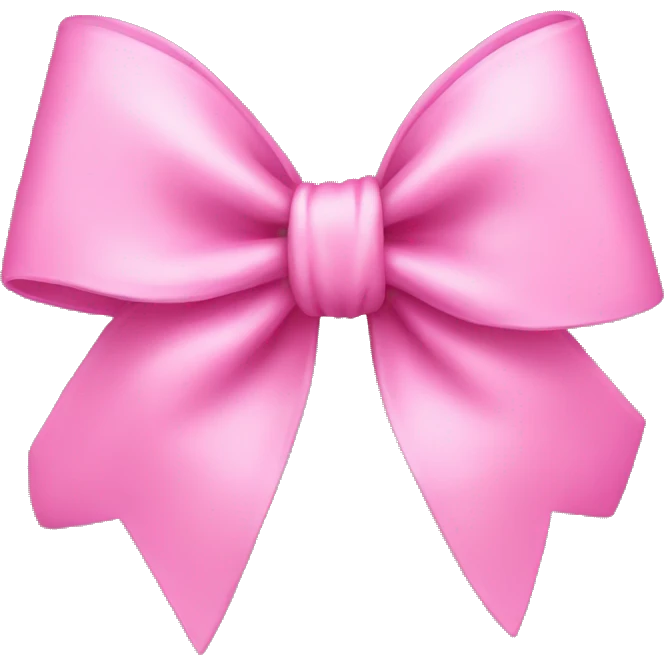 bow pink emoji