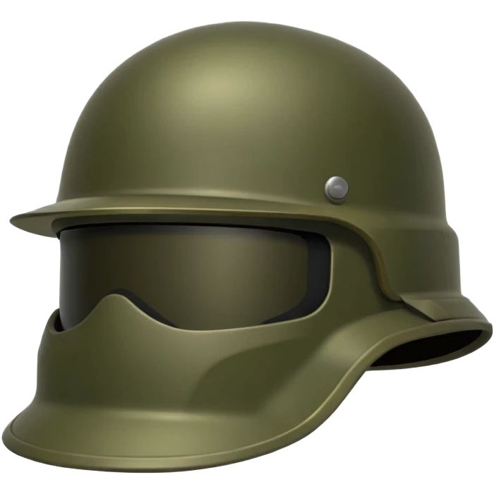 military simple helmet emoji