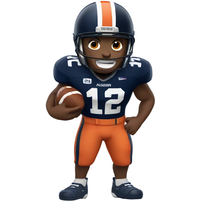 Auburn University sports fan emoji
