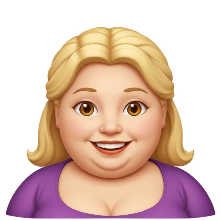 Super fat lady  emoji