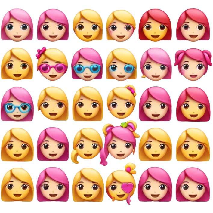 Girly emojis emoji