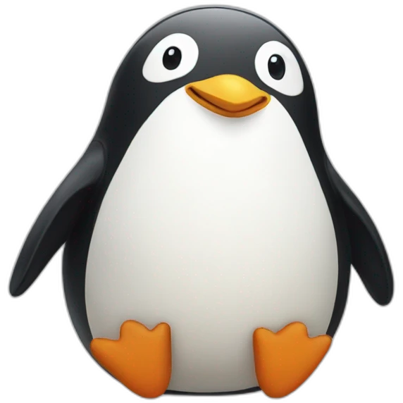 happy penguin emoji