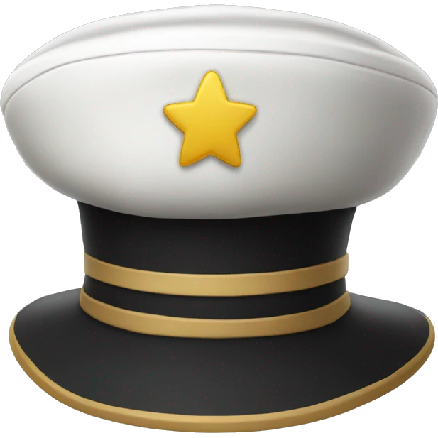 Shake captain hat emoji