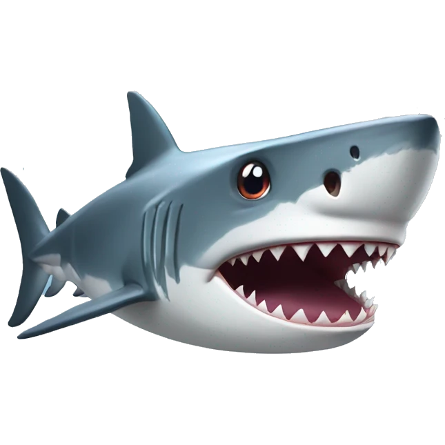 hungry shark emoji
