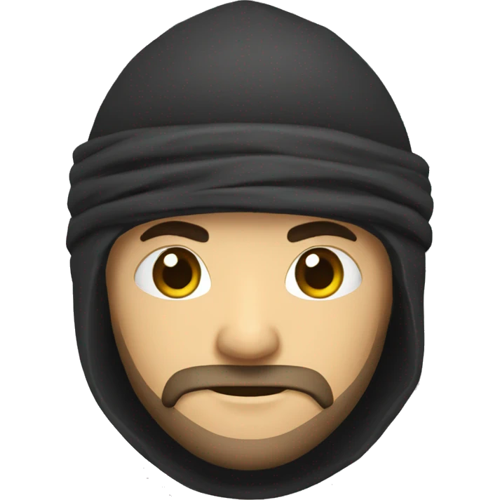 Dziadek ninja na chmurze emoji
