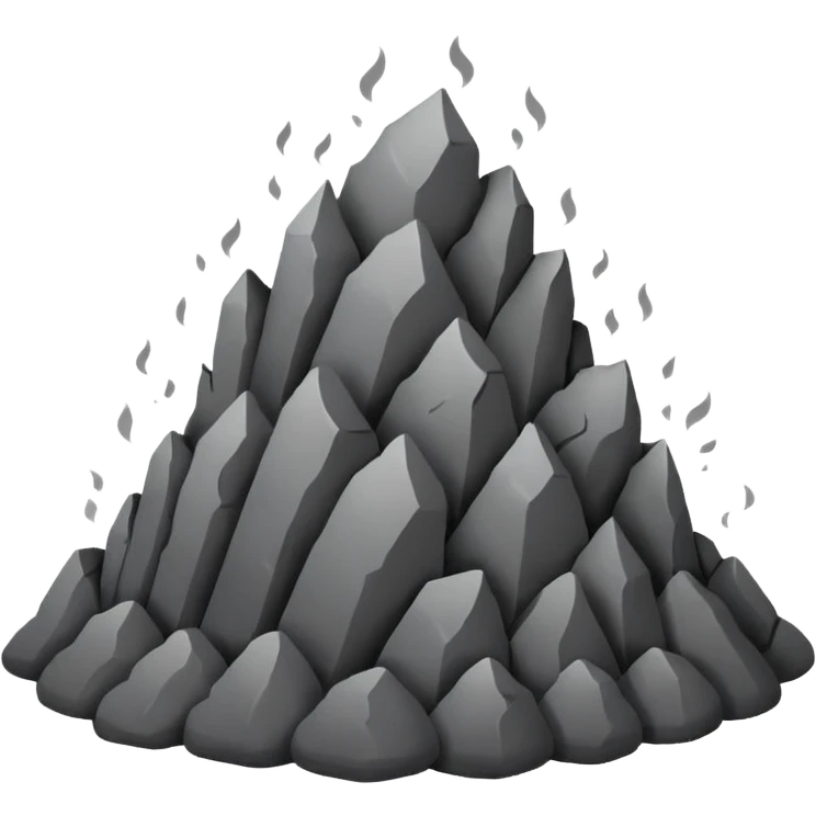 a pile of ashes emoji