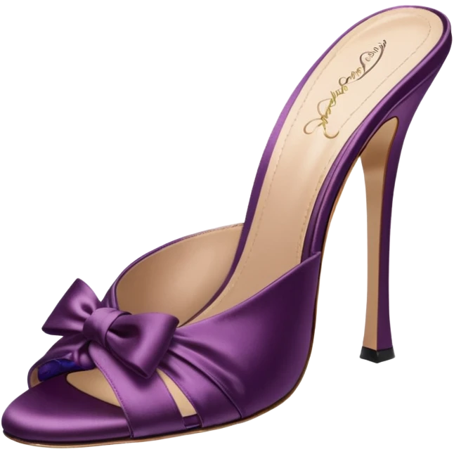Agent Provocateur Elice Plum Mules
 emoji