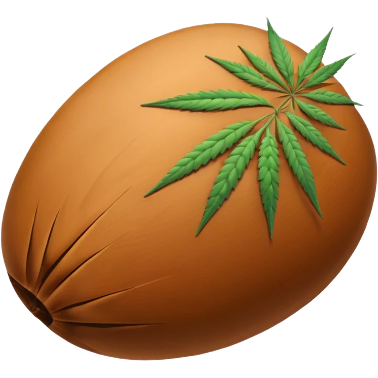 seed from cannabis plant emoji