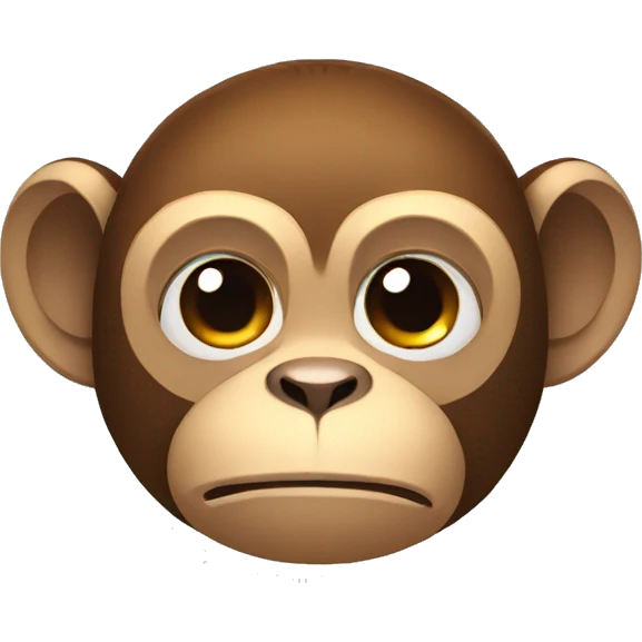 monkey tired emoji