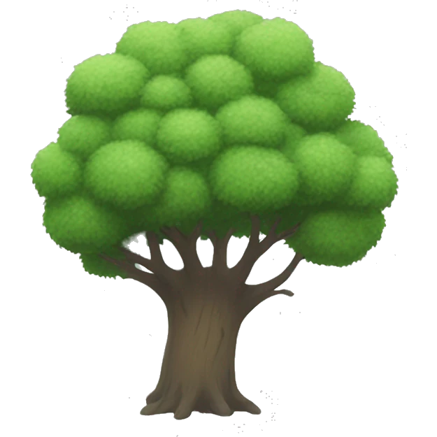 Ghibli style Tree Icon emoji