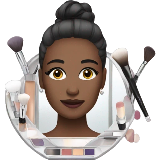Makeup vanity emoji
