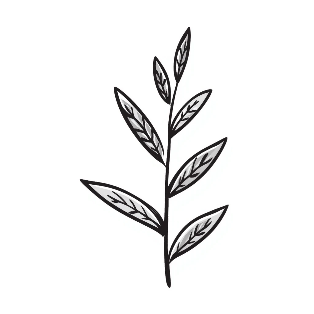 sesame plant with seed pods emoji