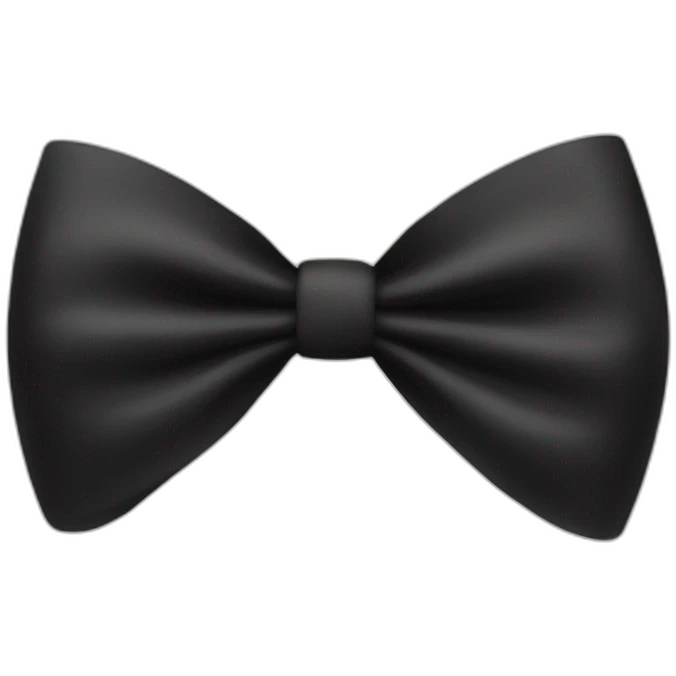 black bow emoji emoji