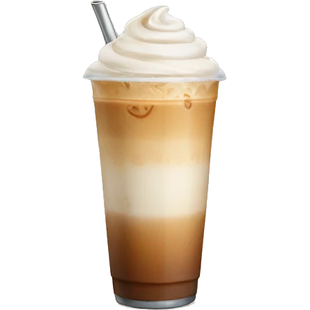 Iced Café Latte  emoji