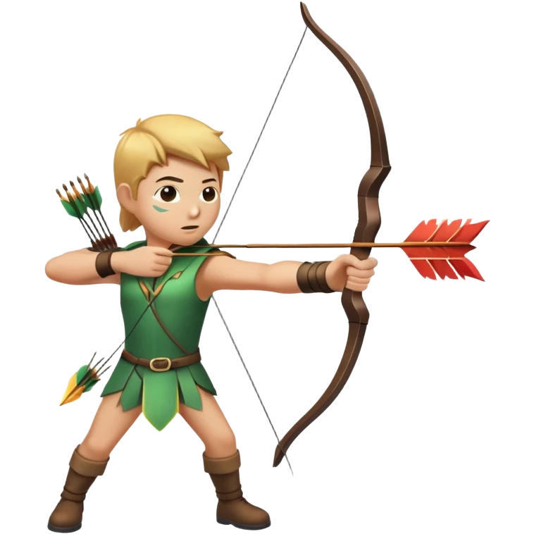 Charging an arrow using a bow  emoji