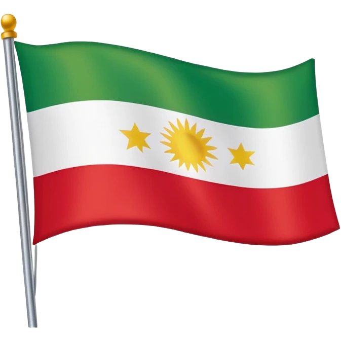 full screen kurdistan flag emoji