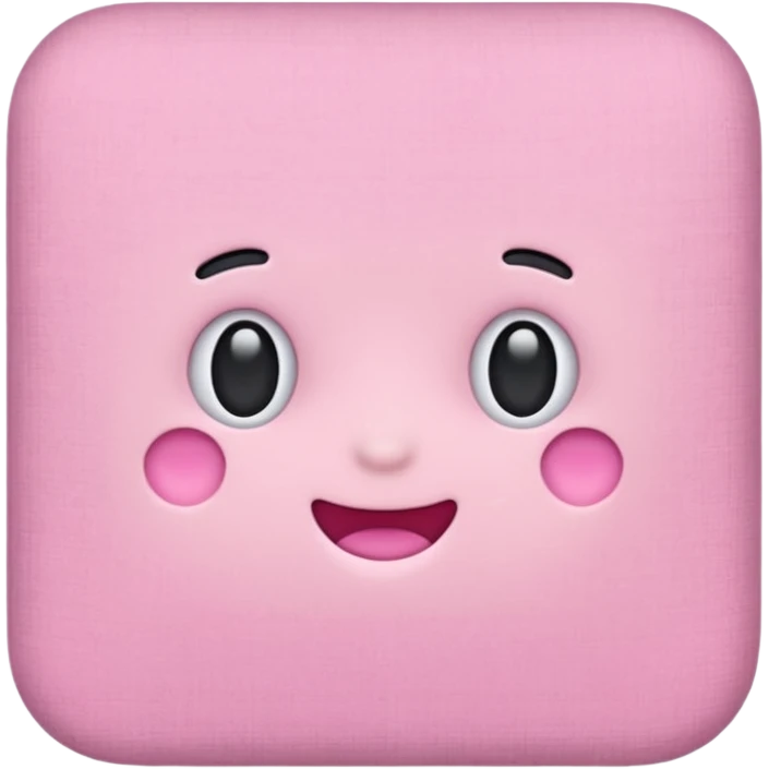 Aesthetic pink emoji