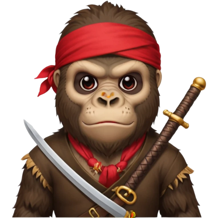 pirate gorilla emoji