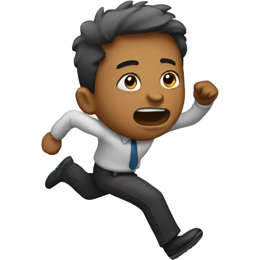Running late  emoji