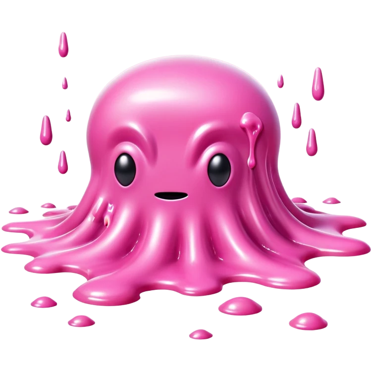 surreal melting SPAM alien landscape emoji