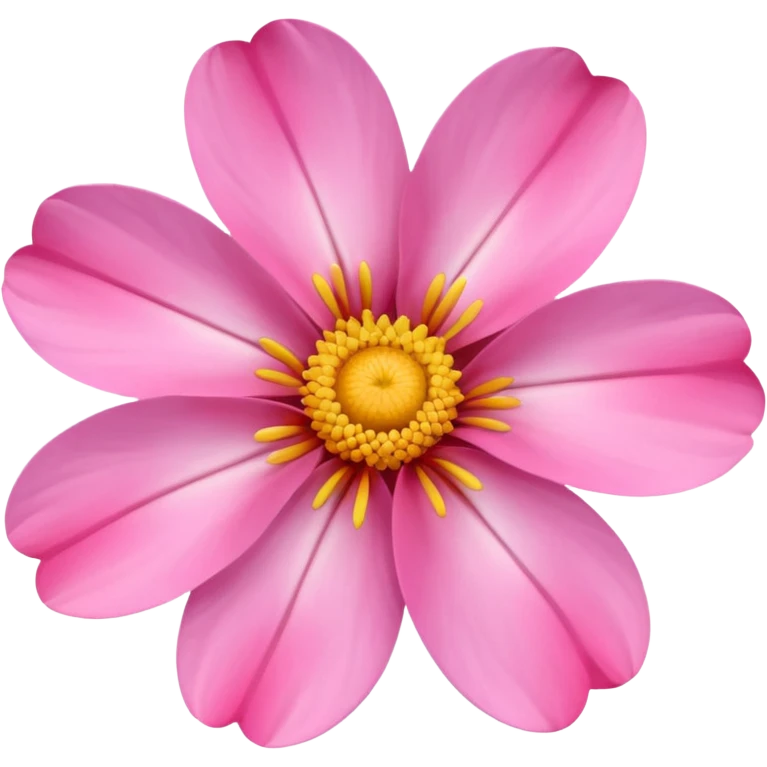 Pink flower emoji