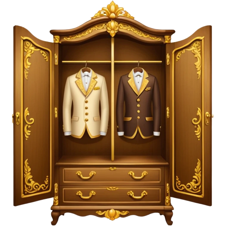 the lady who was turned into a wardrobe by magic, a character from the fairy tale Beauty and the Beast emoji