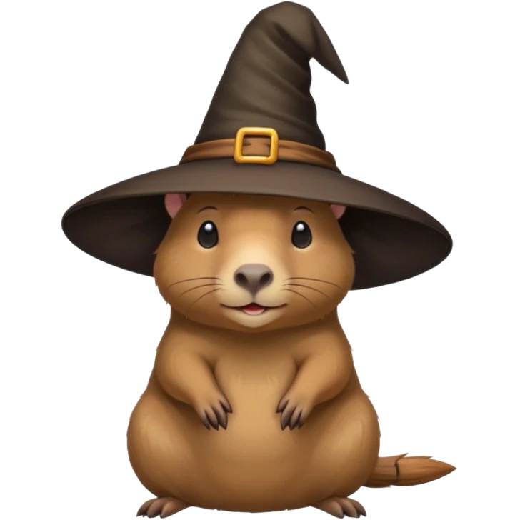 capypara in role witch emoji
