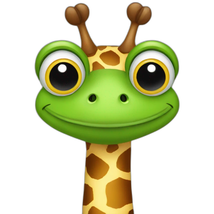 mr frog giraffe emoji
