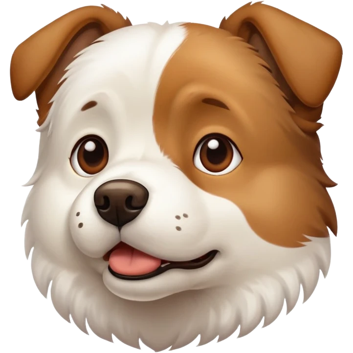 Dog saying stop emoji